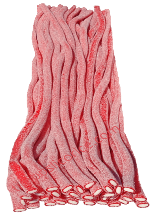 Our Sour Strawberry Licorice Ropes are a Year-Round Substitute for Field Ripe Self Picked Strawberries with the Typical Strawberry Candy Smell. Absolutely Delicious!