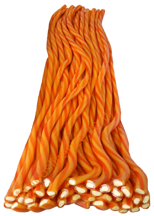 Our Sweet Orange Licorice Rope is a yummy Ice Cream inspired flavor with its delightful Orange and Vanilla blend. Very Delicious!  Popsicle Stick Not Included!
