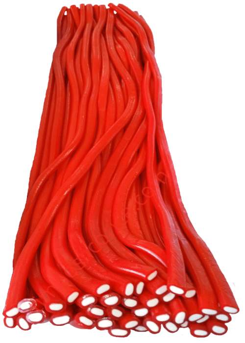 Our Sweet Strawberries Licorice Ropes are a Year-Round Substitute of Field Ripe Self Picked Strawberries with the Typical Strawberry Candy Smell. Absolutely Delicious!