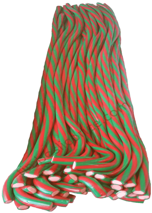 Sweet Watermelon Licorice Ropes tells it like it is, with no rind to throw away.